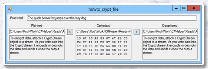 how to encrypt file