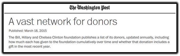 network of donors